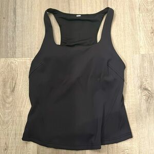 Black size 8 lululemon bra tank